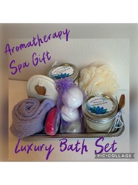 Aromatherapy Spa Bath Gift Set Organic